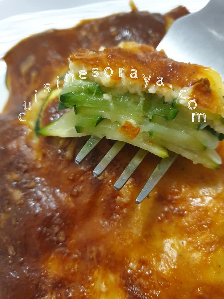 Gratin dauphinois aux courgettes et à la tomate