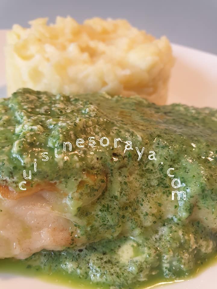 Cabillaud à la crème d'ail