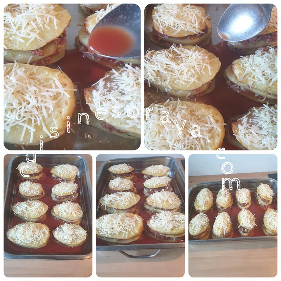 Pomme de terre façon burger