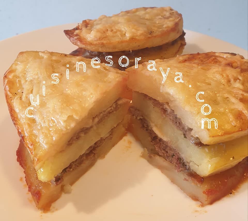 Pomme de terre façon burger