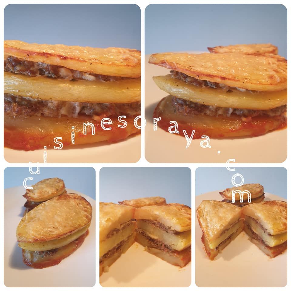 Pomme de terre façon burger