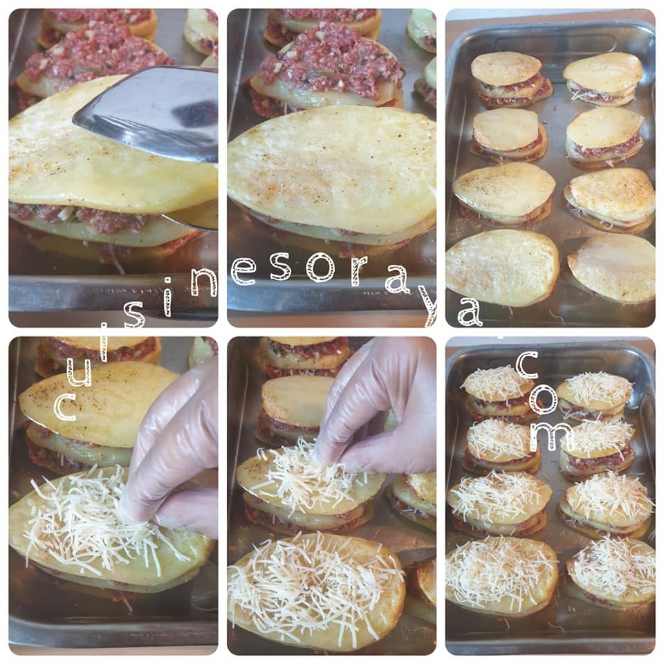 Pomme de terre façon burger