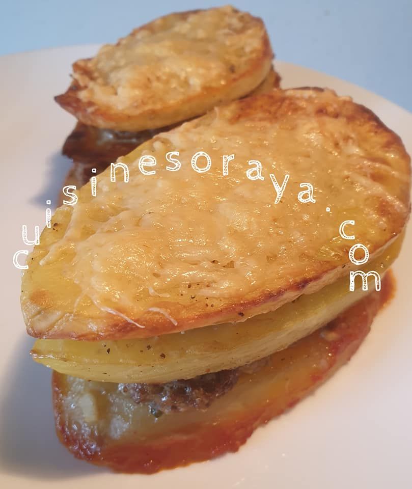 Pomme de terre façon burger