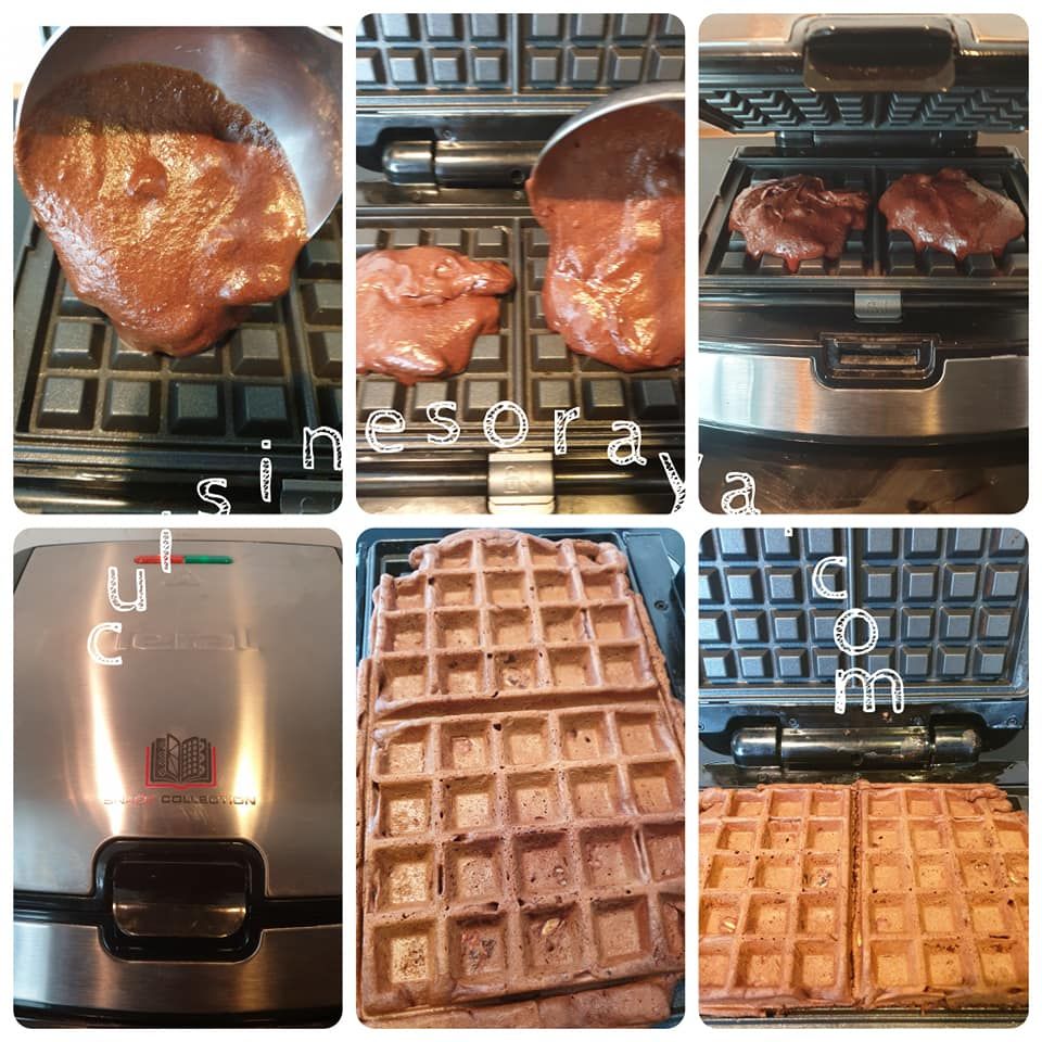 Gaufres façon brownies (sans beurre)