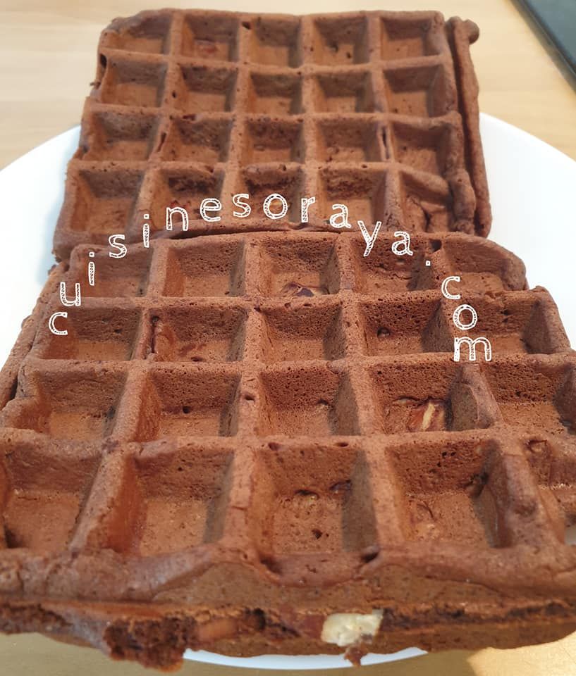 Gaufres façon brownies (sans beurre)