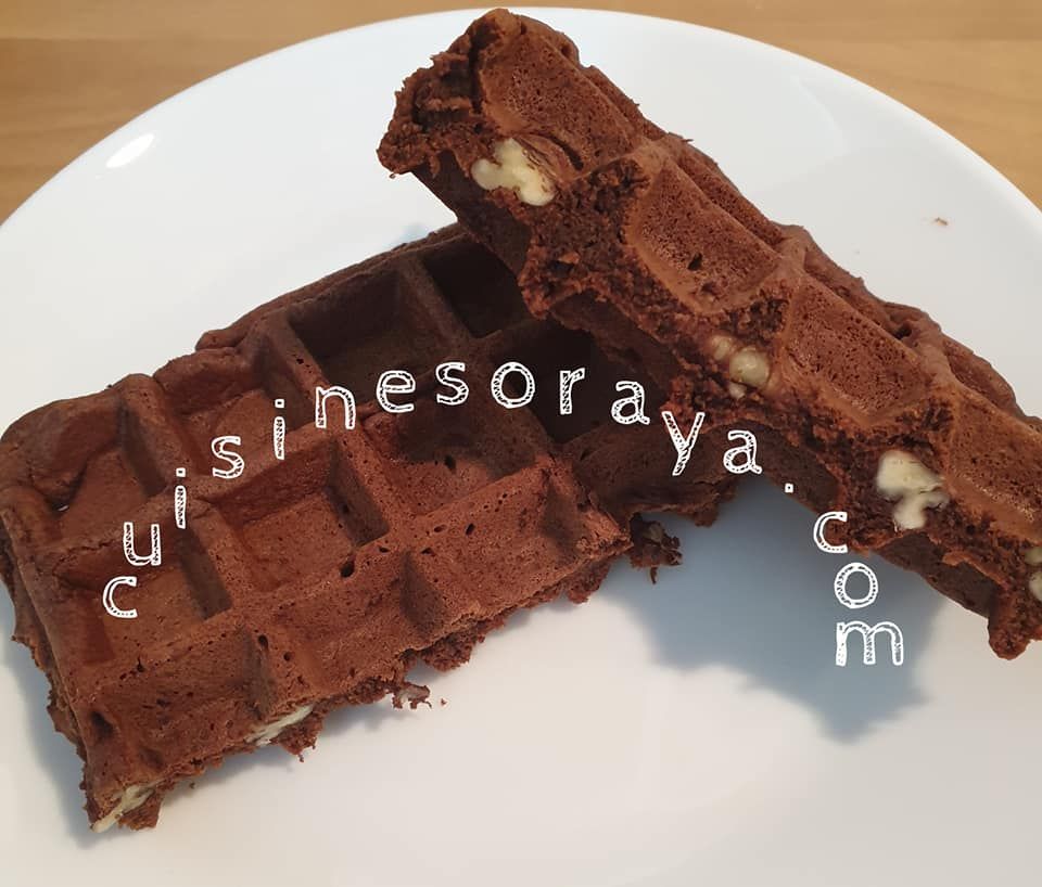 Gaufres façon brownies (sans beurre)