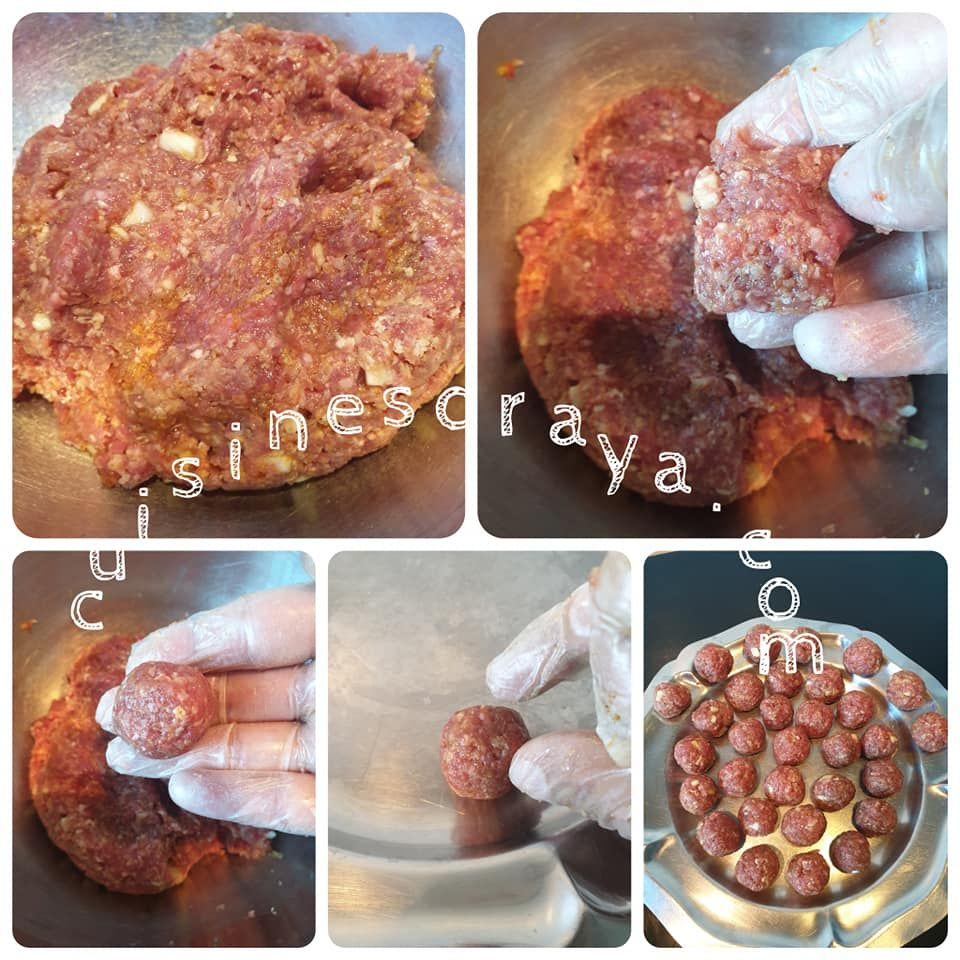 Boulette de viande à la sauce et purée de pomme de terre