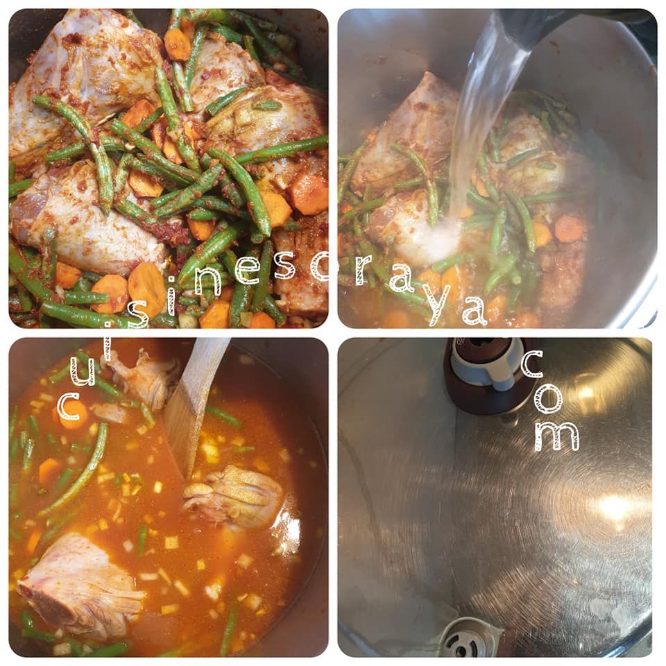 Ragout haricots verts en sauce / Marga