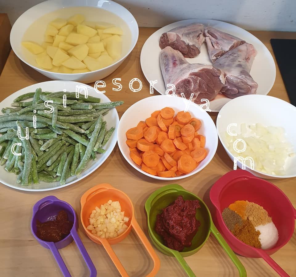 Ragout haricots verts en sauce / Marga
