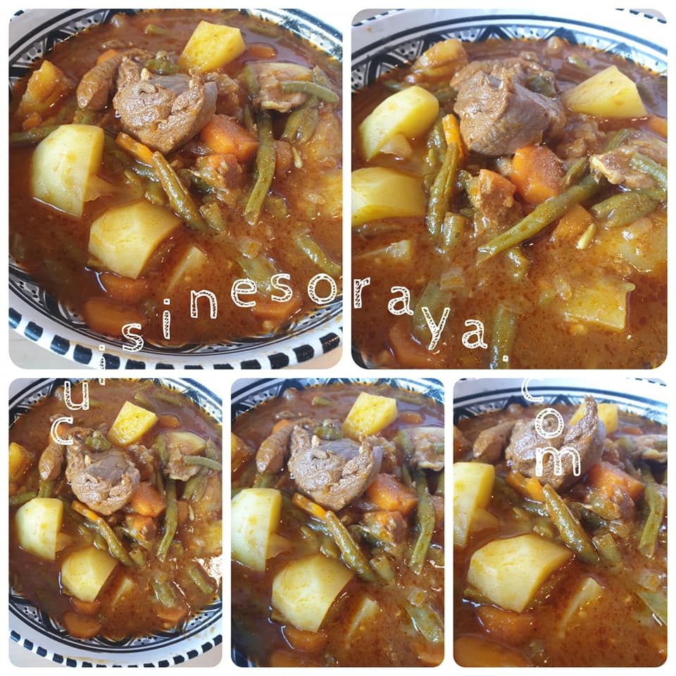 Ragout haricots verts en sauce / Marga