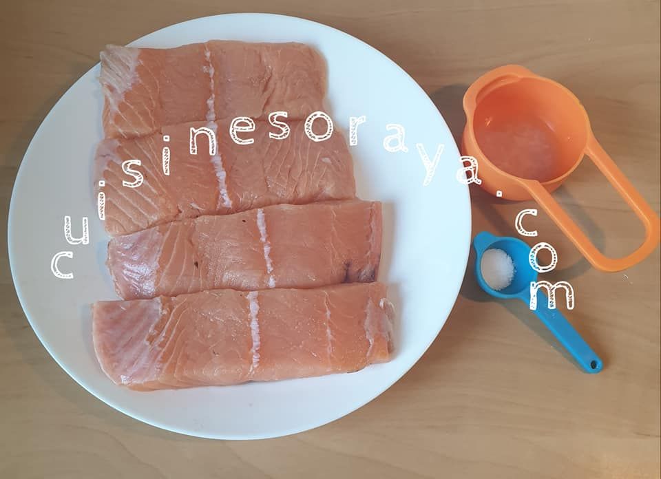 Pavés de saumon au four