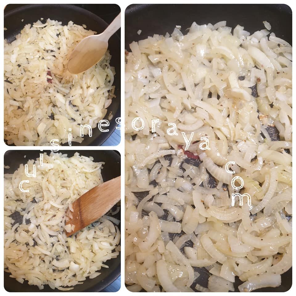 Quiche aux oignons, chèvre et miel
