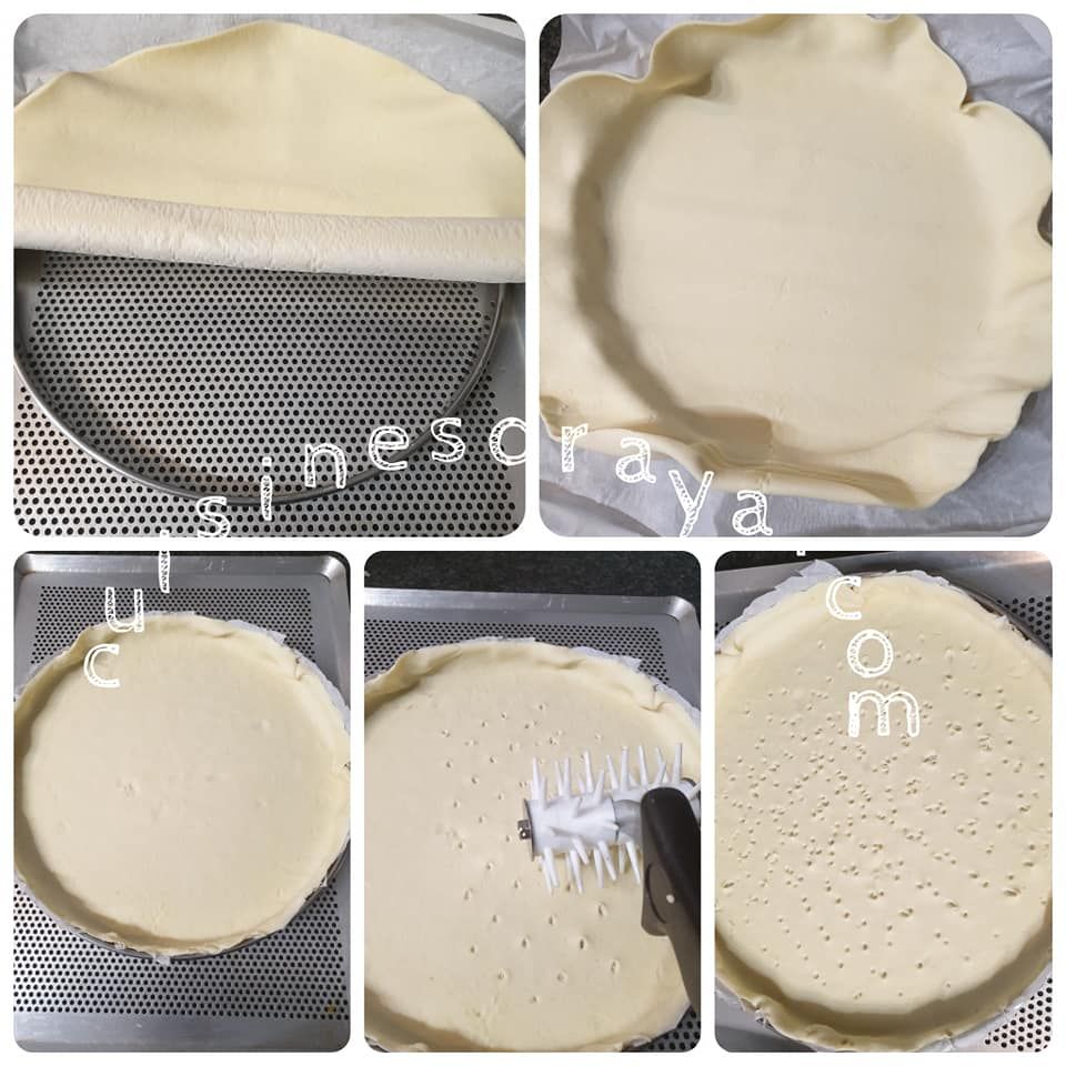 Quiche aux oignons, chèvre et miel