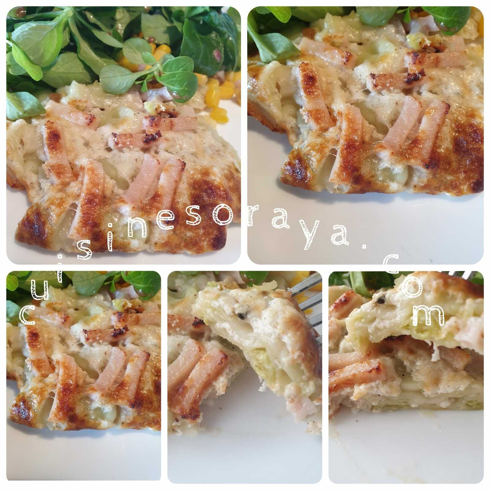 Gratin de ravioles au parmesan et à la dinde
