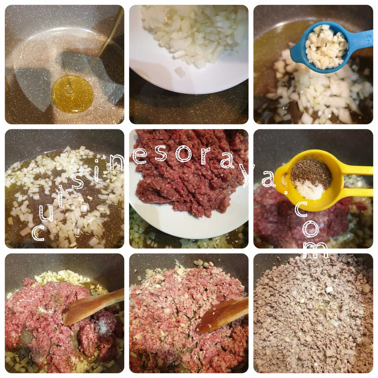 One Pasta façon cheesburger