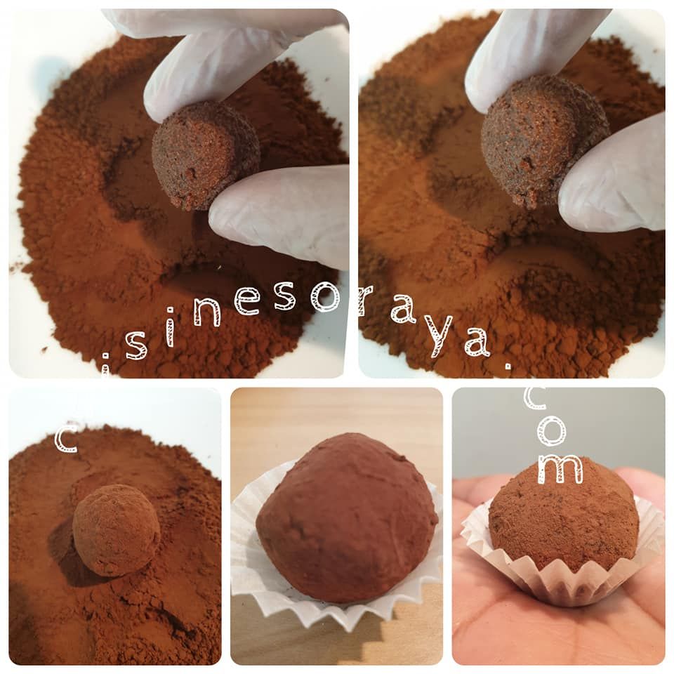 Truffes au chocolat au petit suisse sans beurre