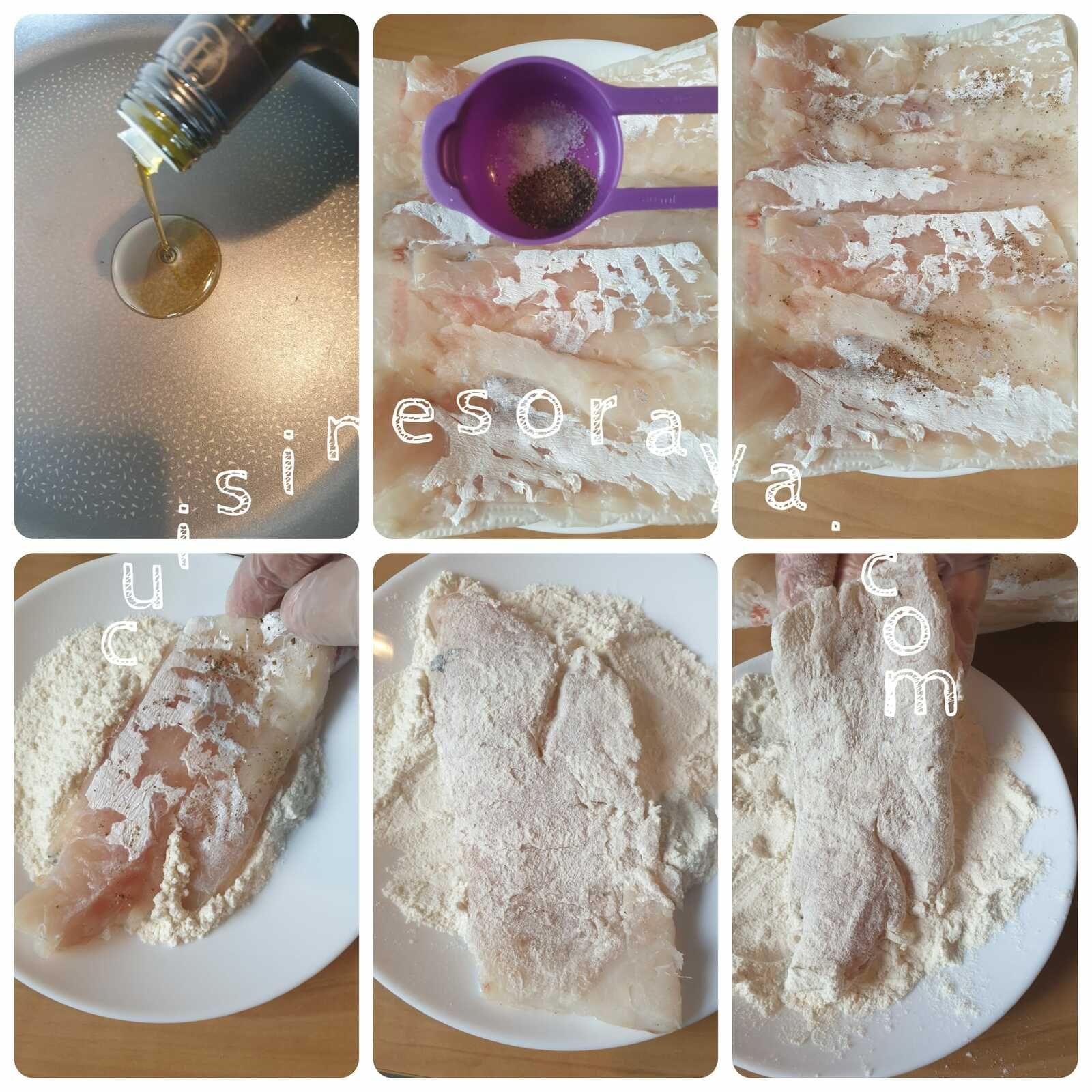 Filet de poisson et crevette sauce au citron (sans crème et sans beurre)