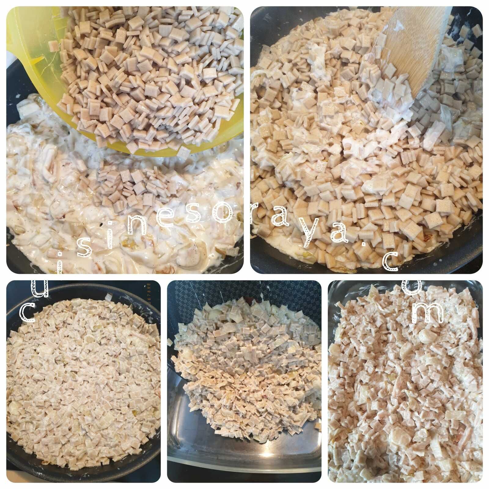 Gratin de crozets d'endives et Merzer