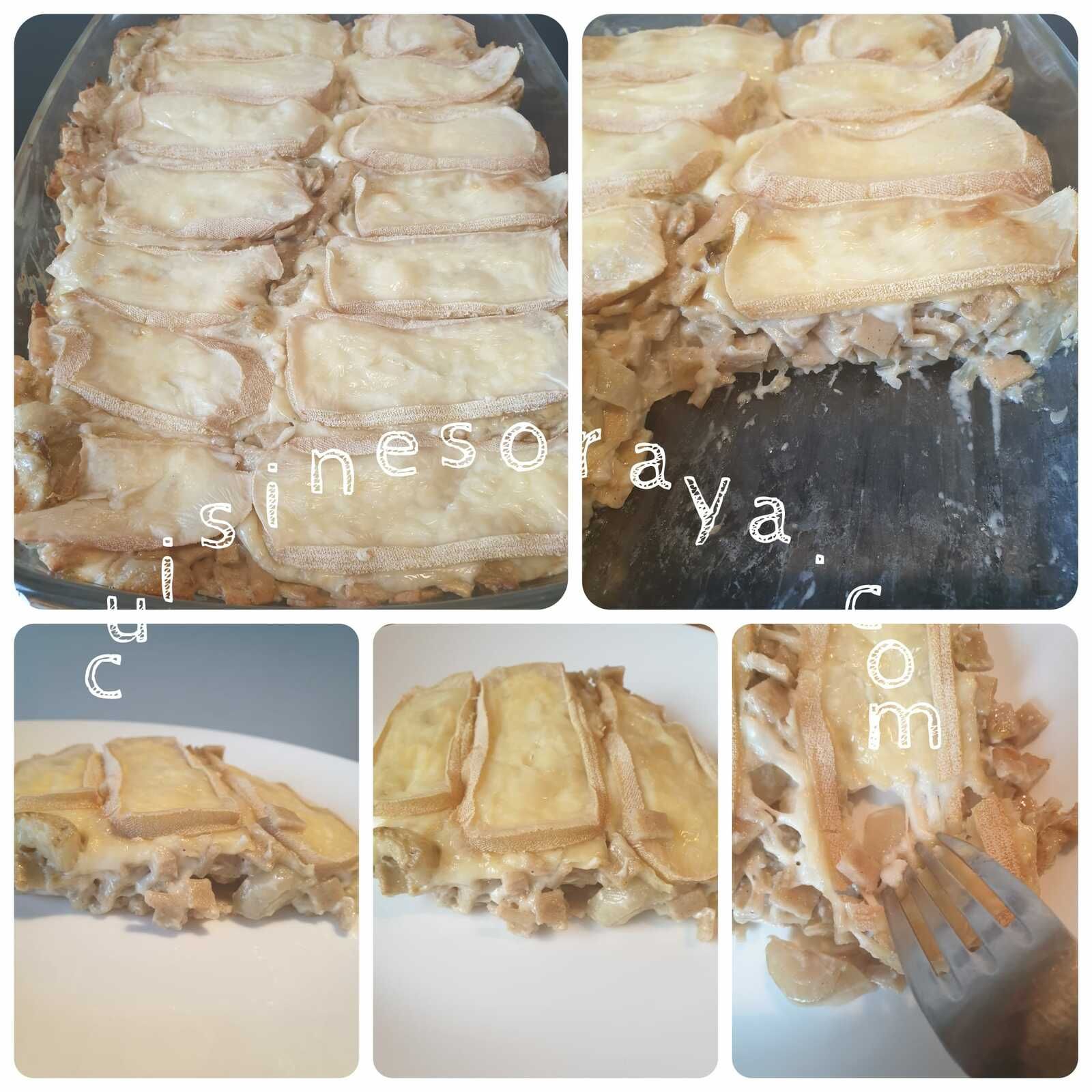 Gratin de crozets d'endives et Merzer
