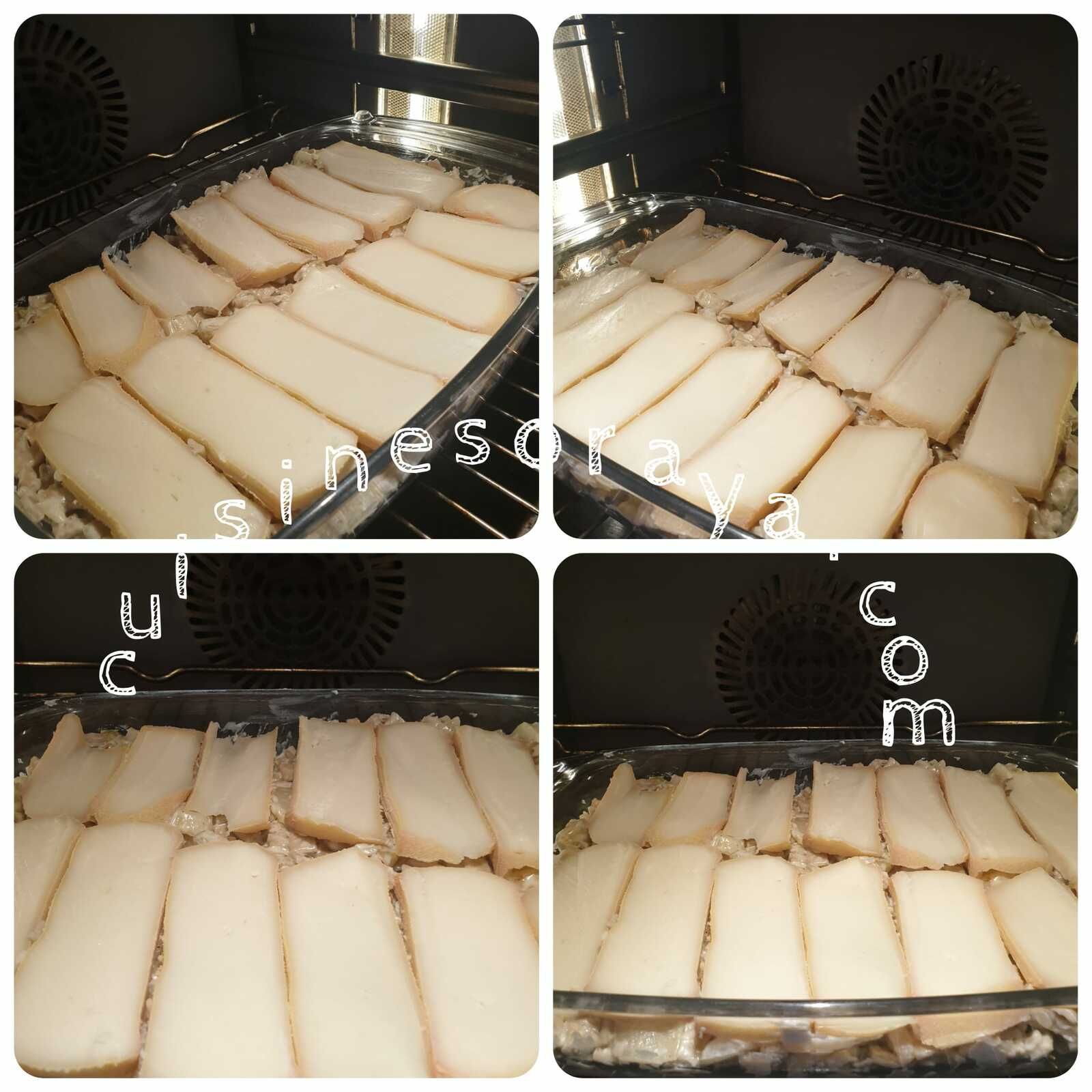 Gratin de crozets d'endives et Merzer