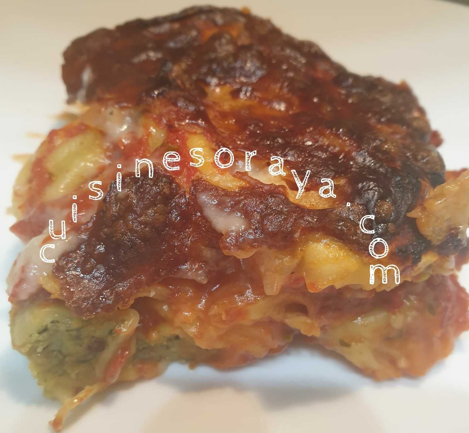Lasagnes de tortellini ricotta/épinard
