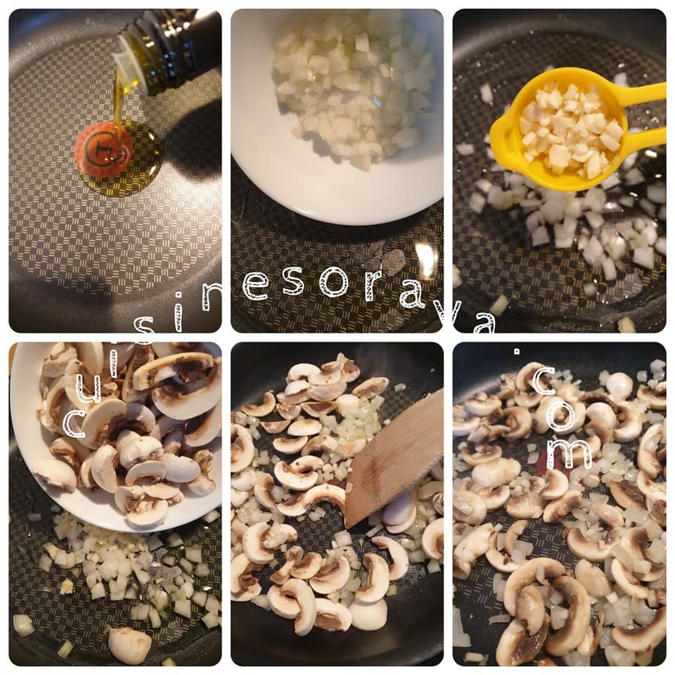 Conchiglioni au poulet, champignons, poivrons à la sauce crémeuse