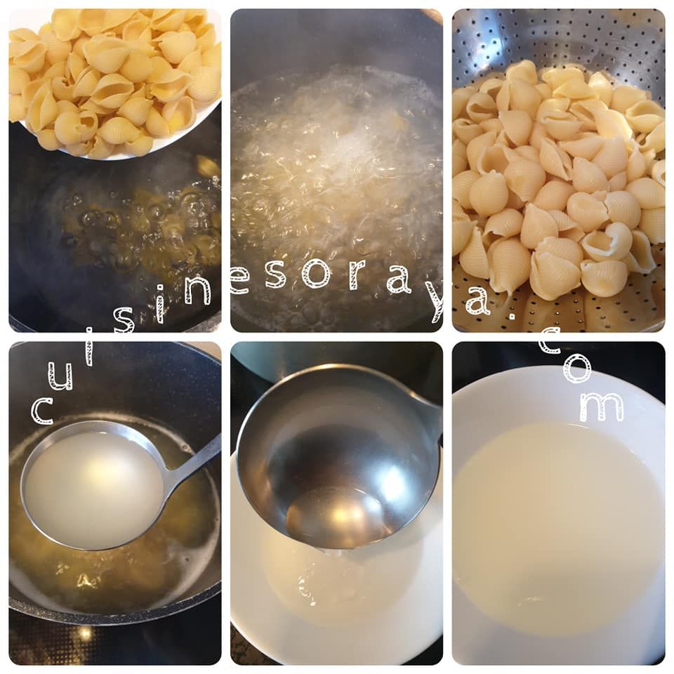 Conchiglioni au poulet, champignons, poivrons à la sauce crémeuse