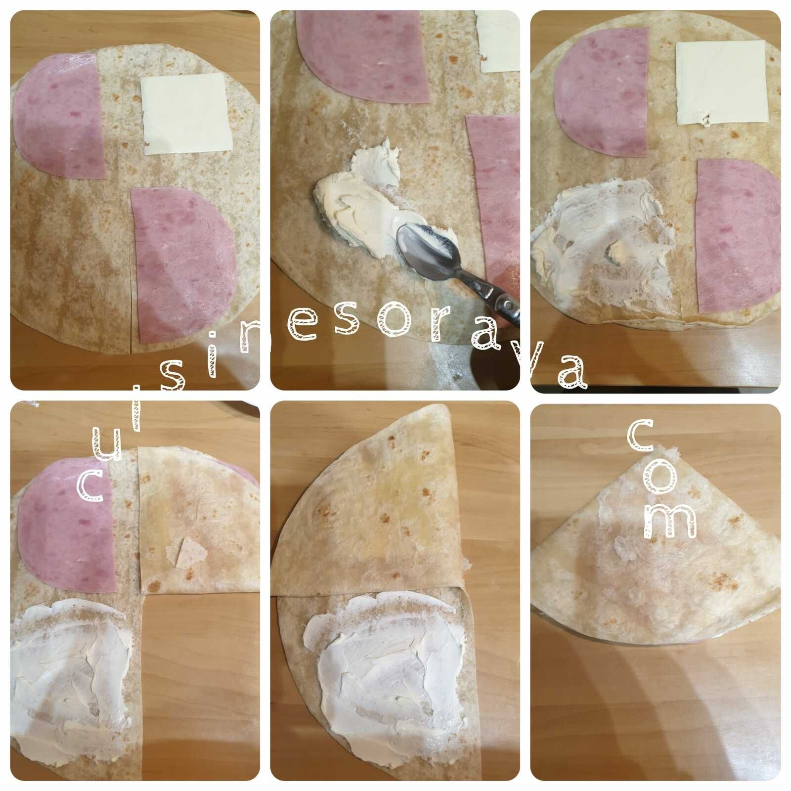 Tortillas façon croque monsieur