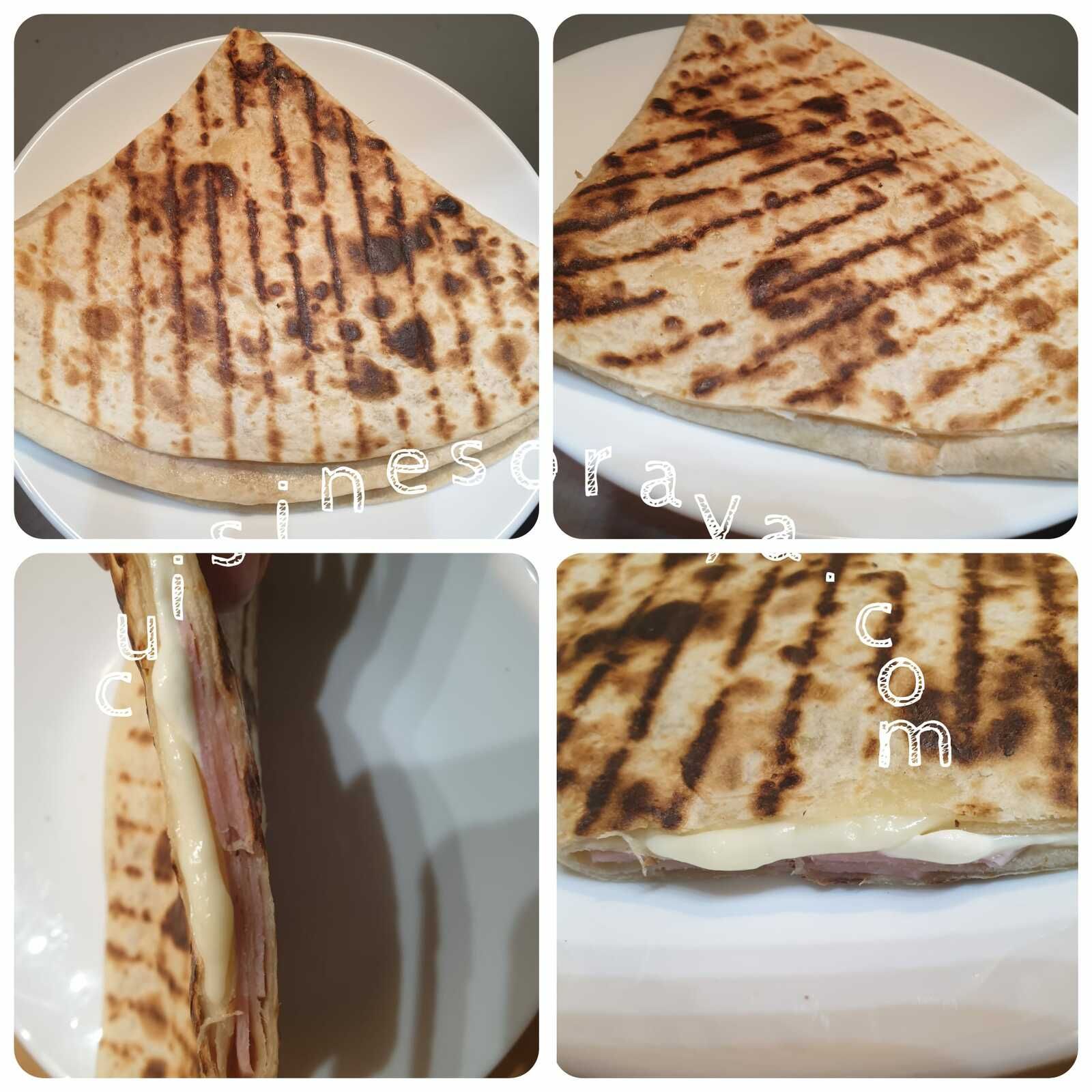 Tortillas façon croque monsieur