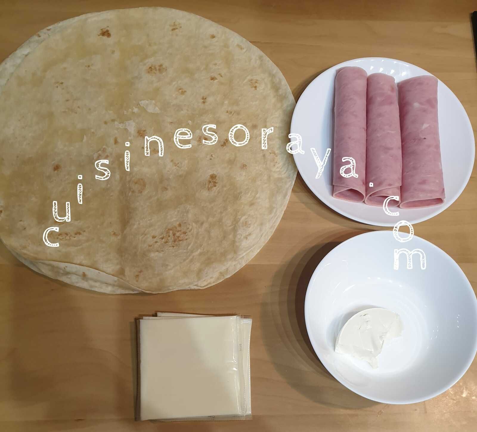 Tortillas façon croque monsieur