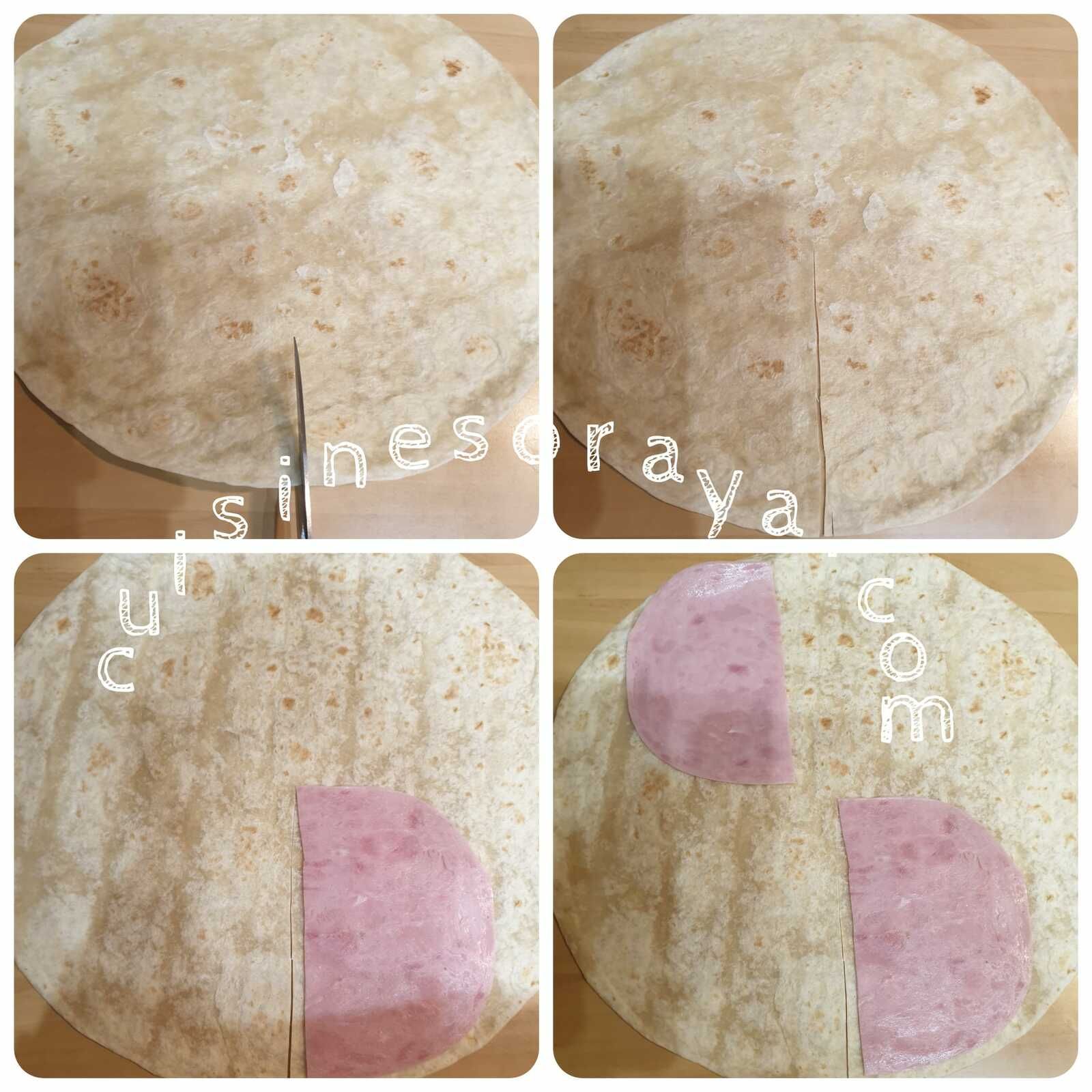 Tortillas façon croque monsieur
