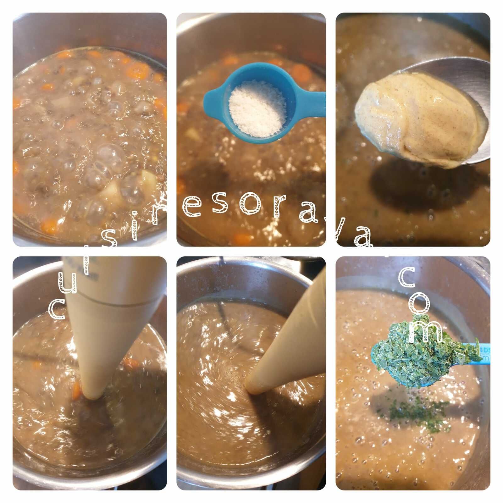 Soupe de lentilles verte