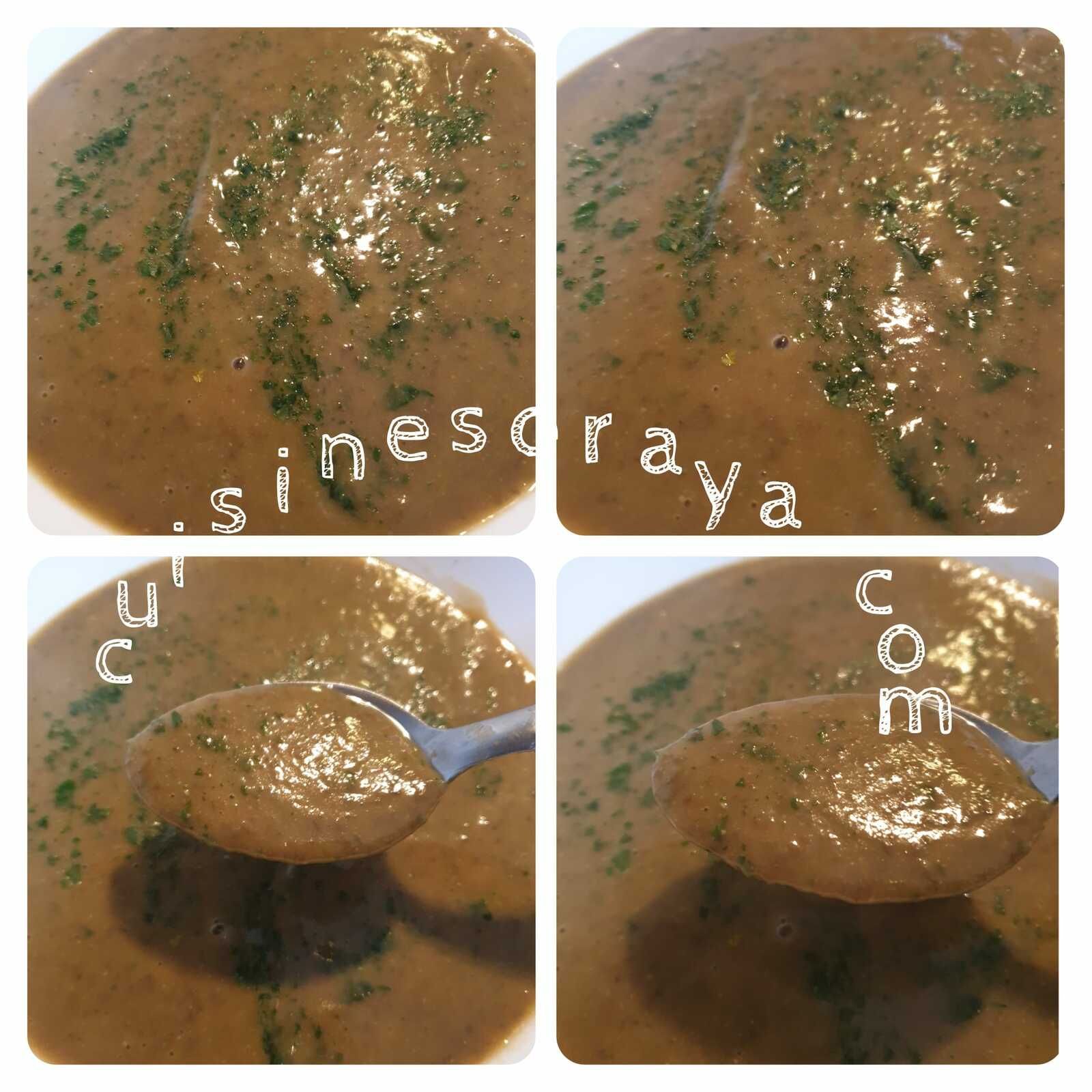 Soupe de lentilles verte