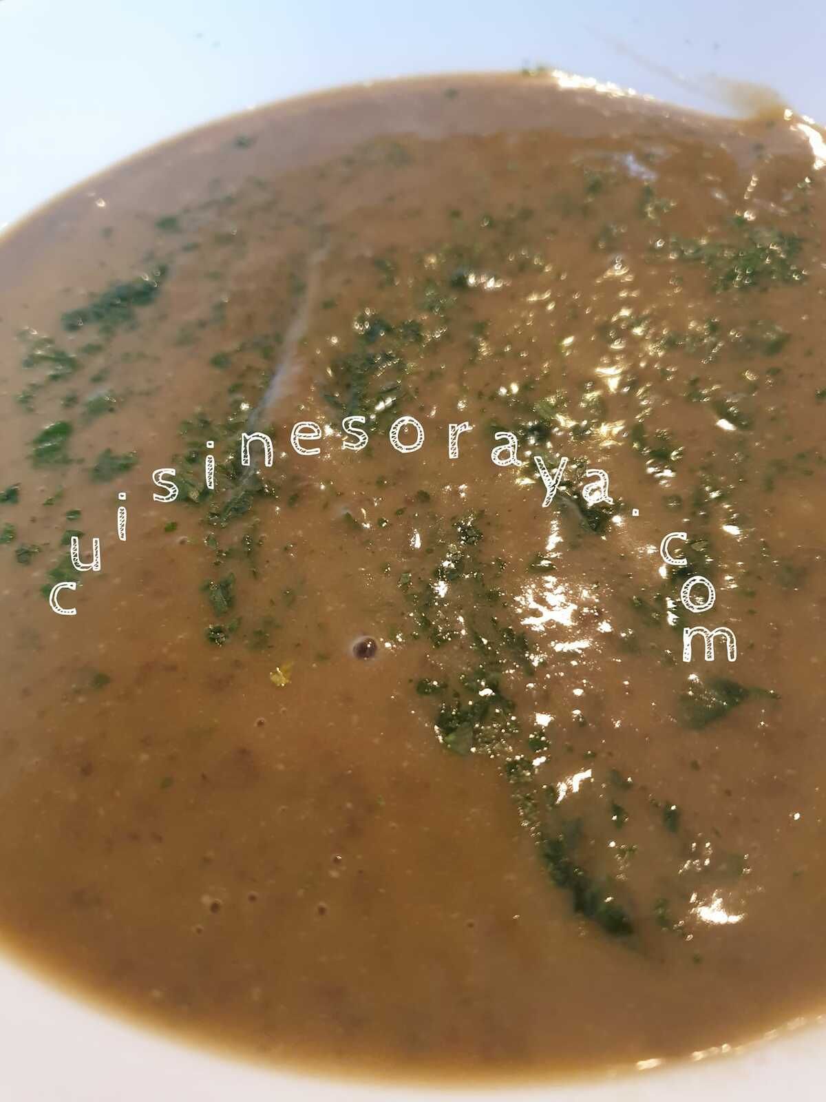 Soupe de lentilles verte