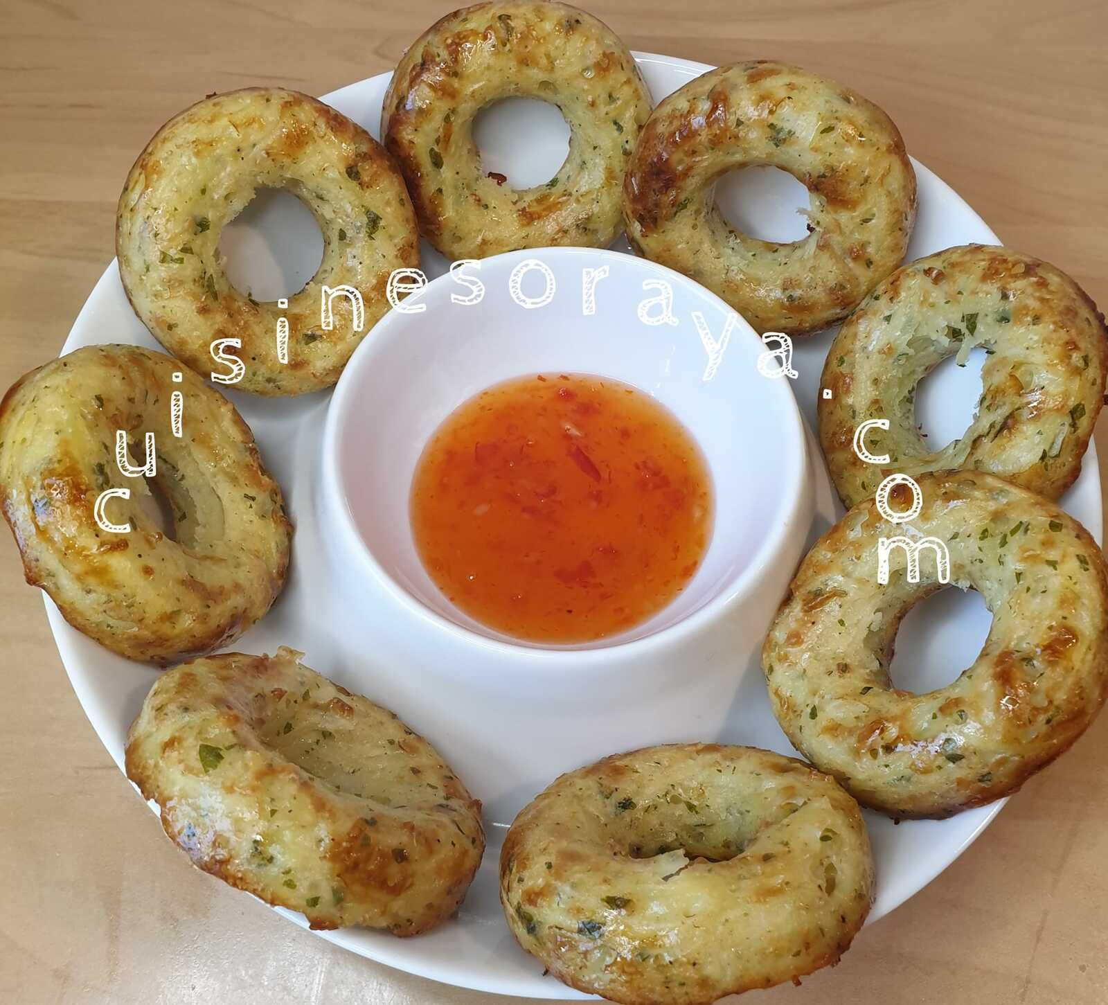 Donut de pommes de terre au four