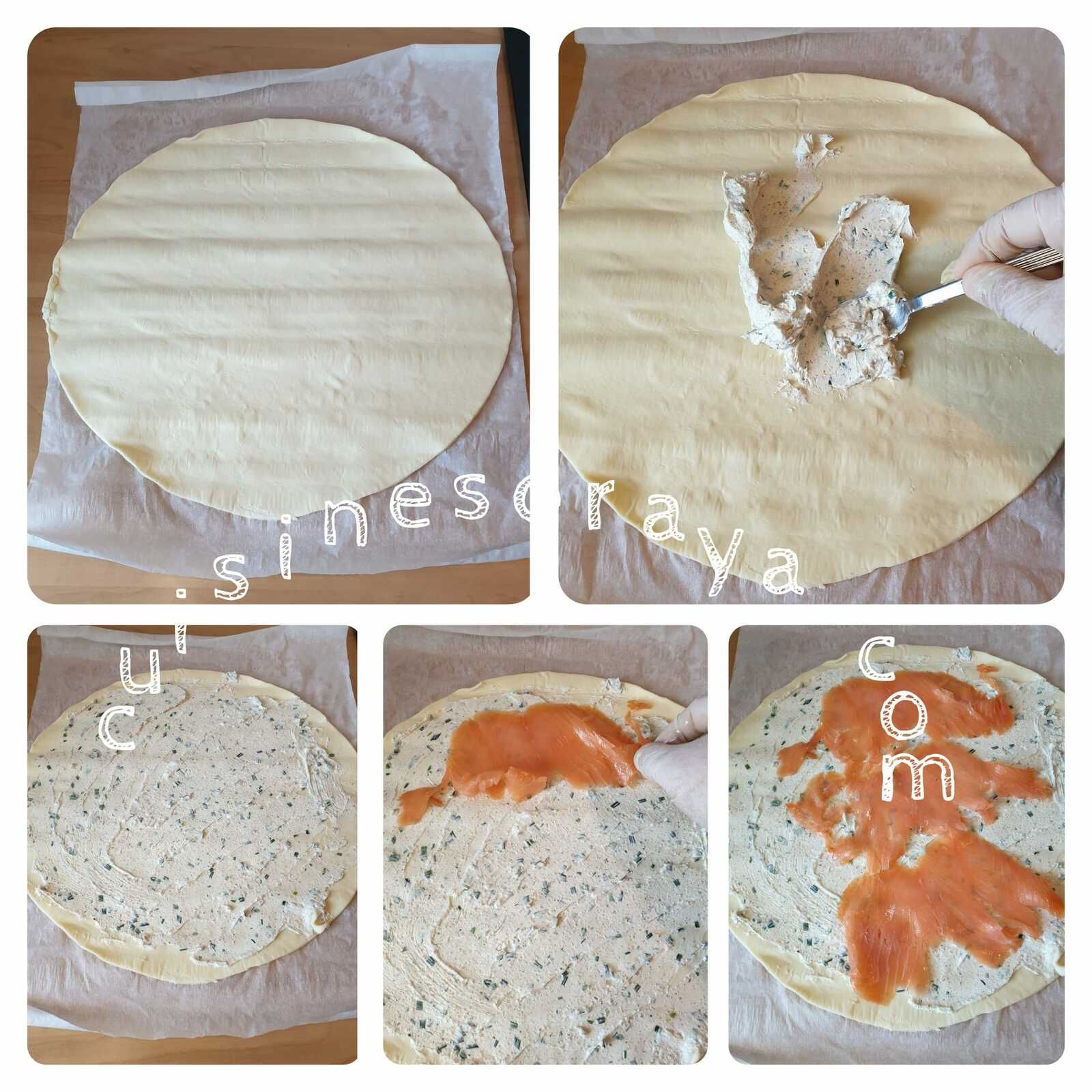 Feuilletés fromage frais et saumon fumé