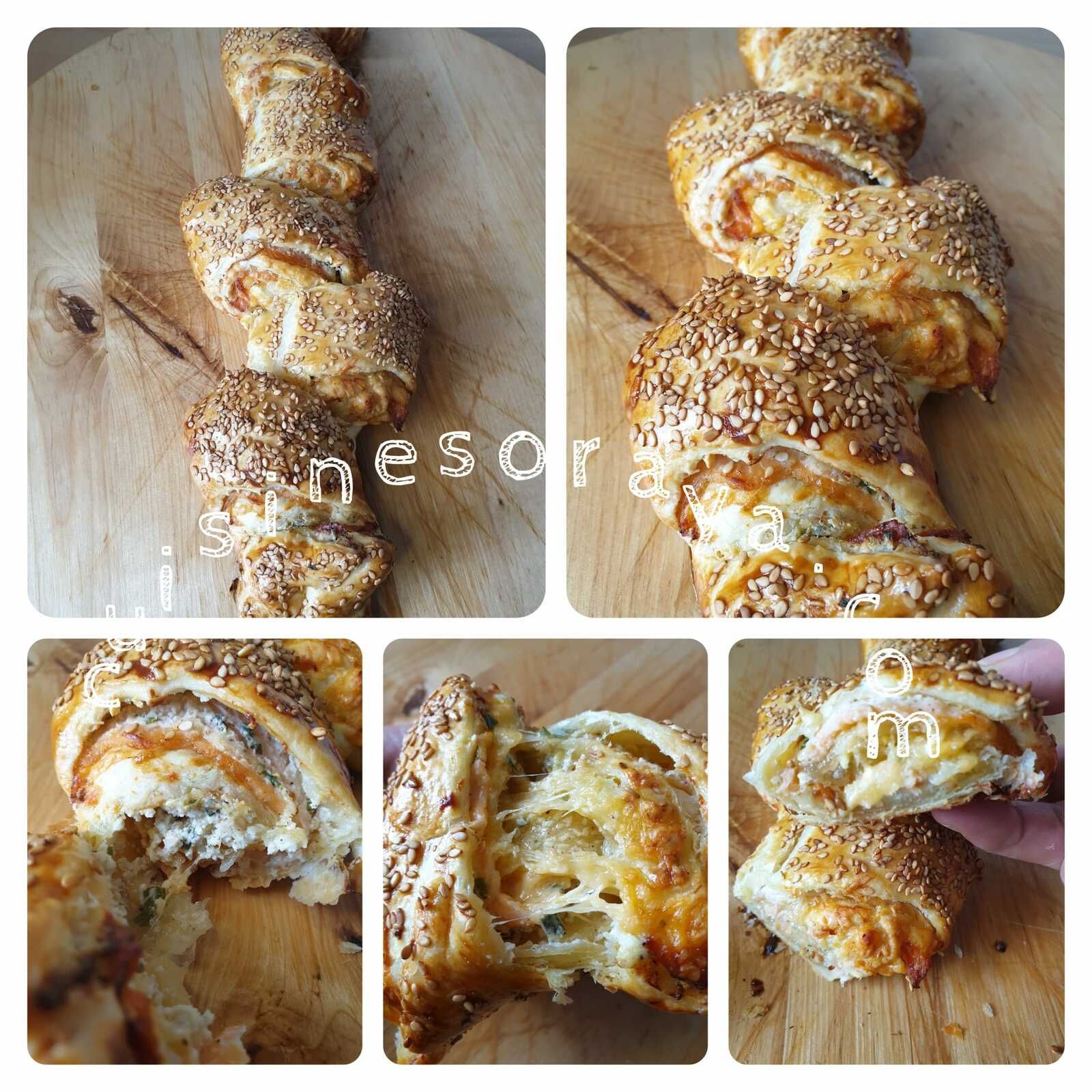 Feuilletés fromage frais et saumon fumé