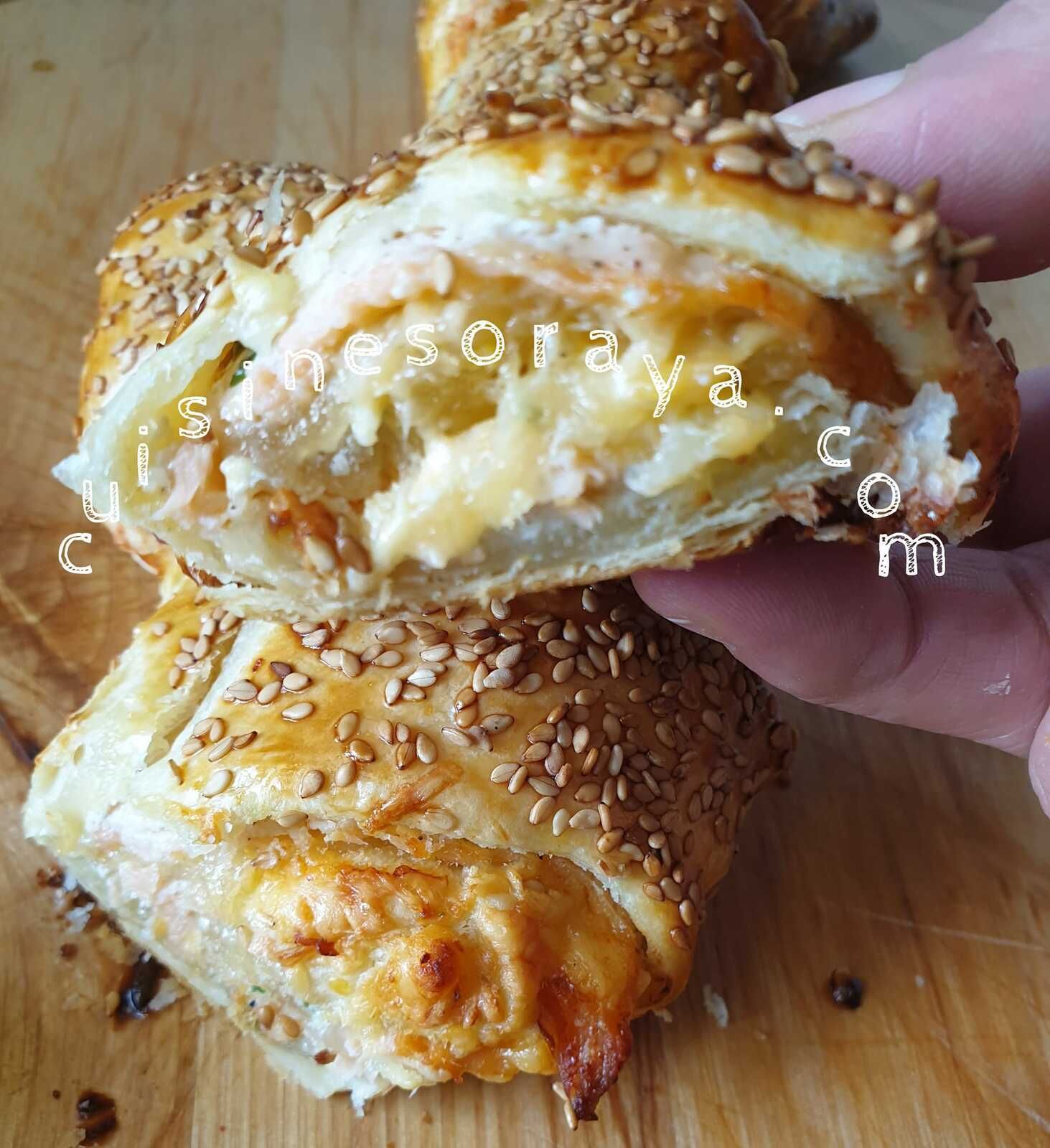 Feuilletés fromage frais et saumon fumé