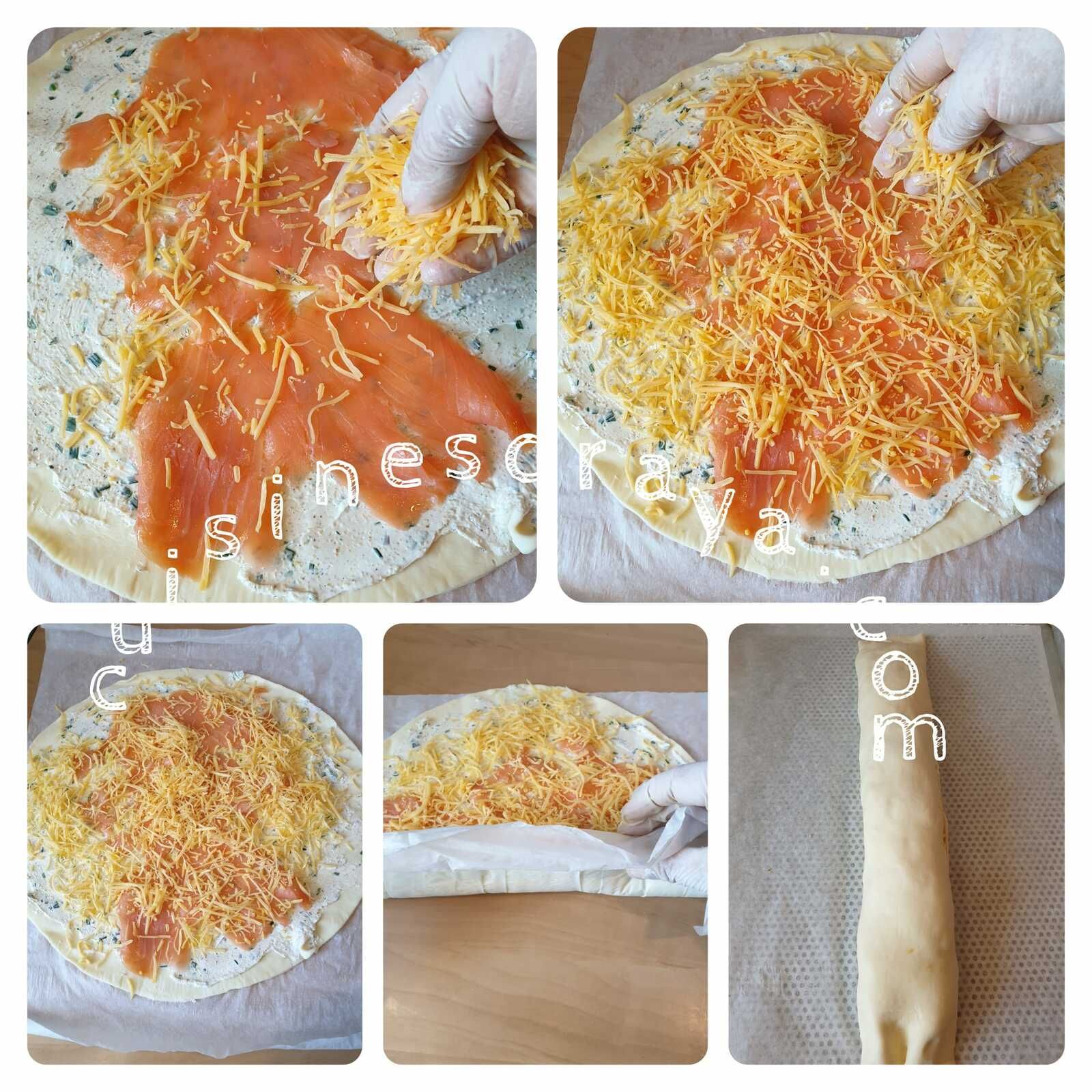 Feuilletés fromage frais et saumon fumé