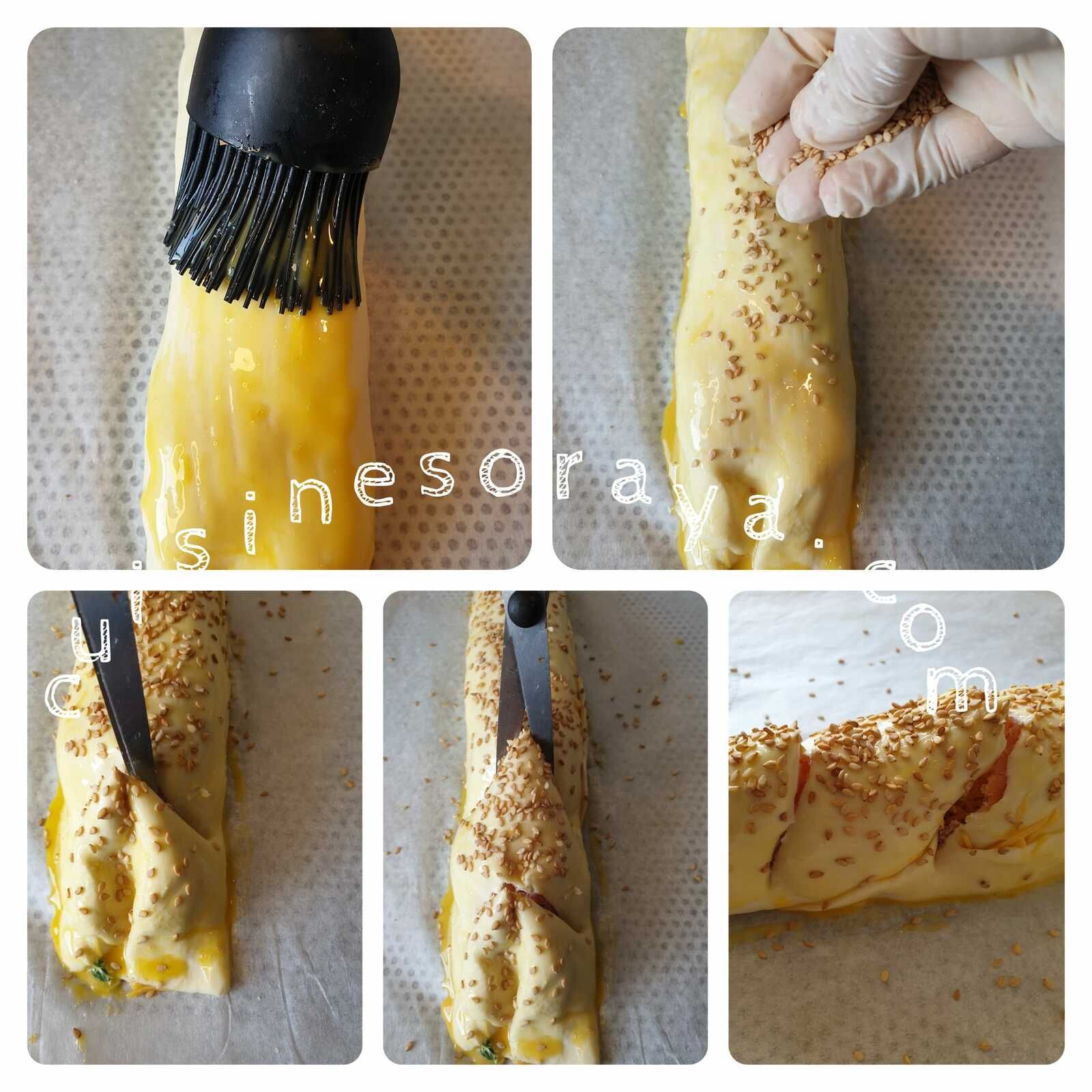 Feuilletés fromage frais et saumon fumé