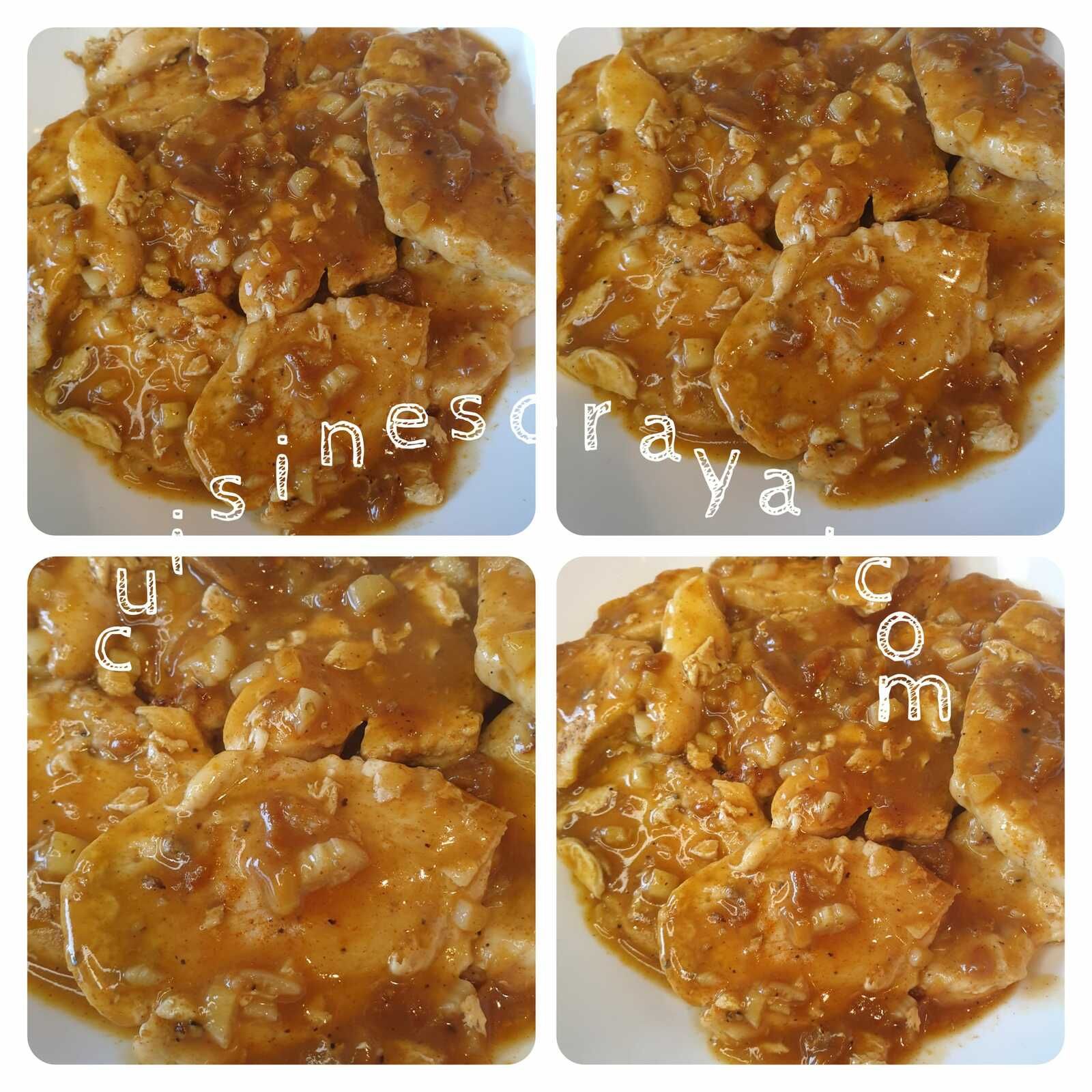 Aiguillette de poulet sauce paprika (sans matière grasse)