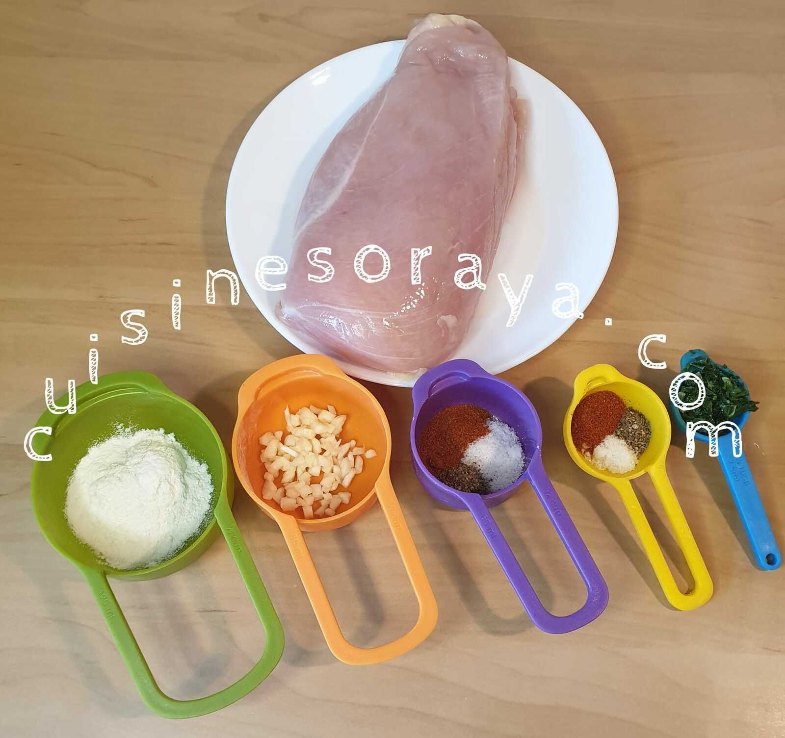 Aiguillette de poulet sauce paprika (sans matière grasse)