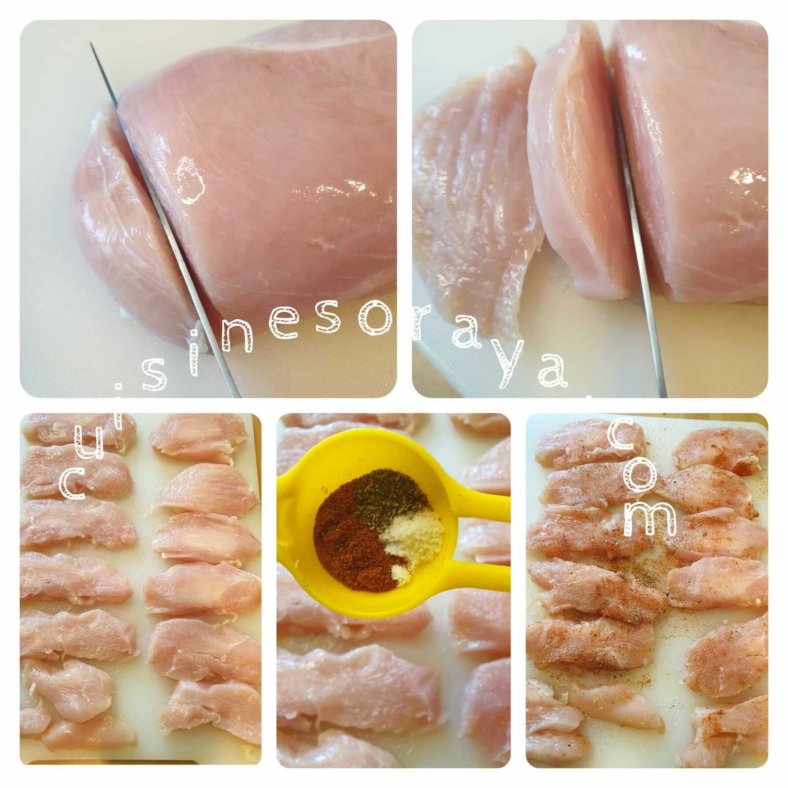 Aiguillette de poulet sauce paprika (sans matière grasse)