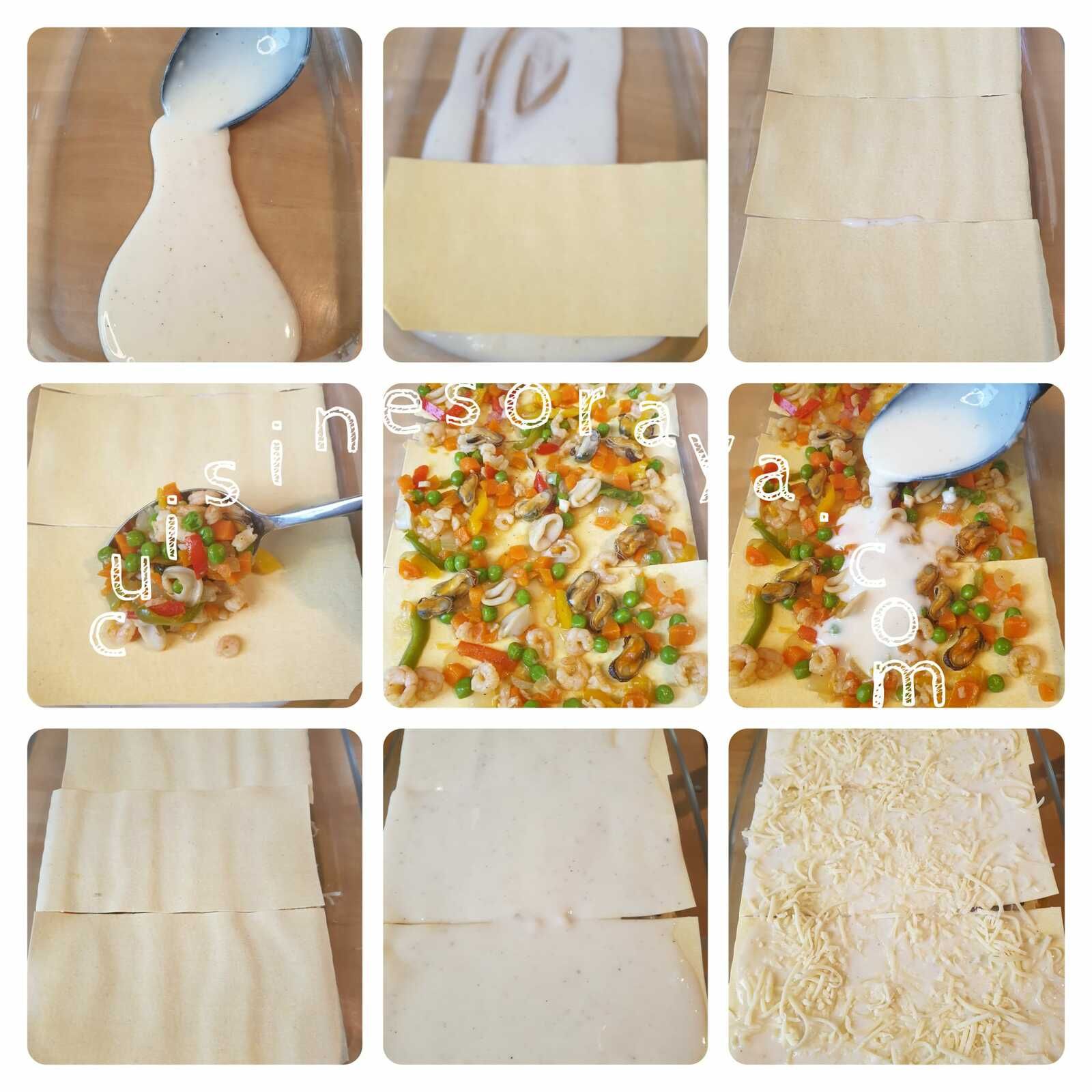 Lasagne aux fruits de mer