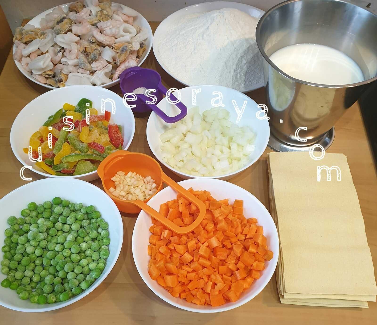 Lasagne aux fruits de mer