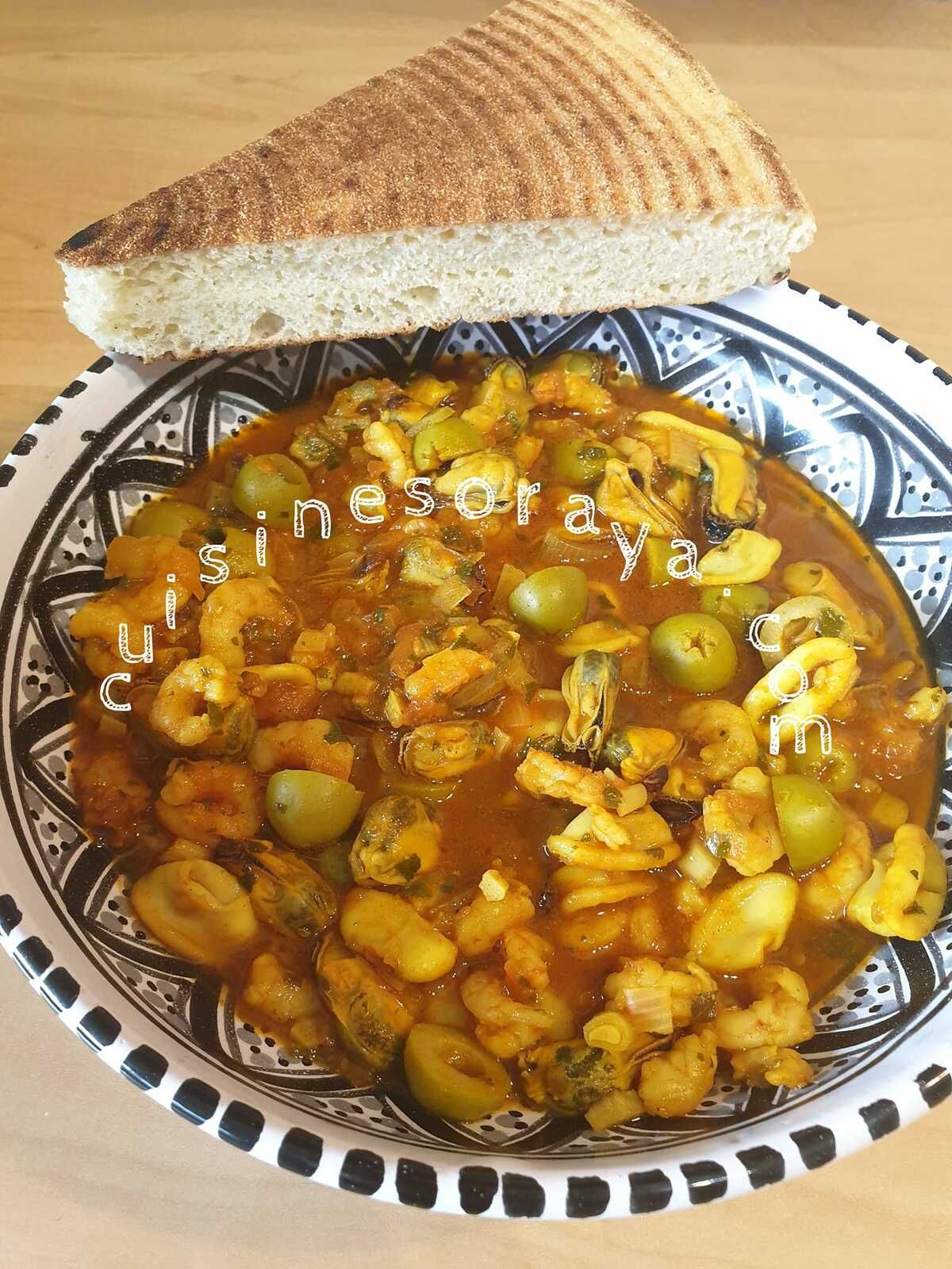 Tajine aux fruits de mer