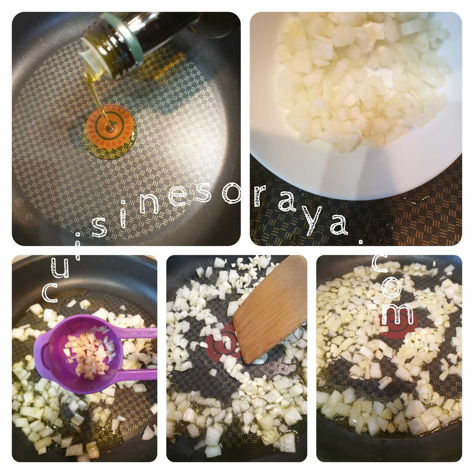 Gratin de pâte, viande, épinards à la crème ricotta