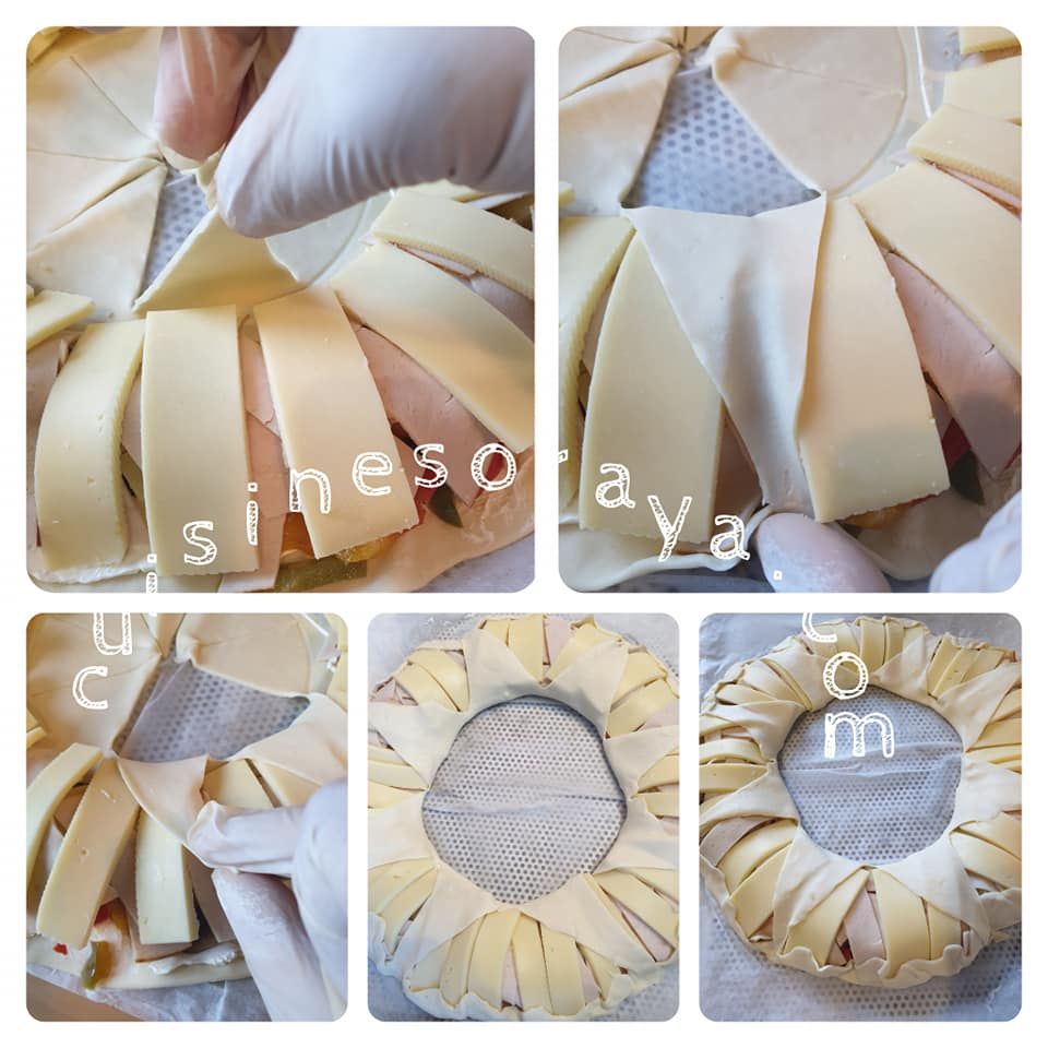 Couronne feuilletée à la raclette