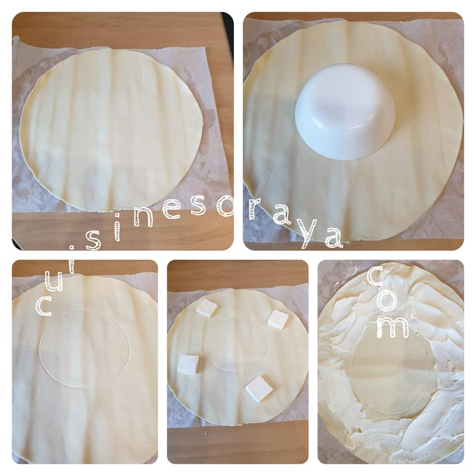 Couronne feuilletée à la raclette