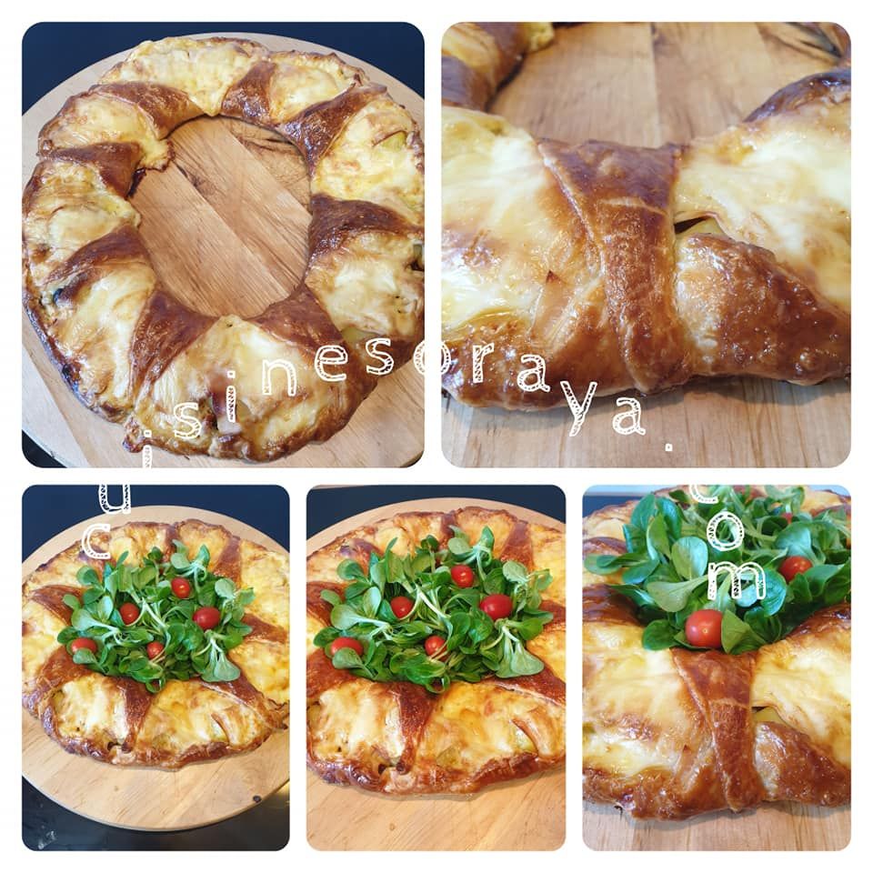 Couronne feuilletée à la raclette